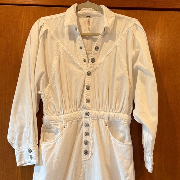 Free People Mad Love Denim Midi - Picture 4 of 7